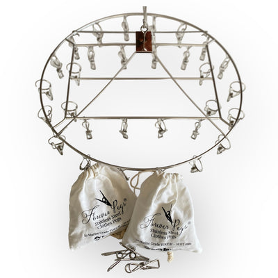 Ultimate Laundry Bundle - Round Peg Hanger "INDOOR MODEL"