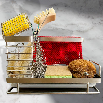 Stainless Steel Kitchen Sink Caddy Organizer