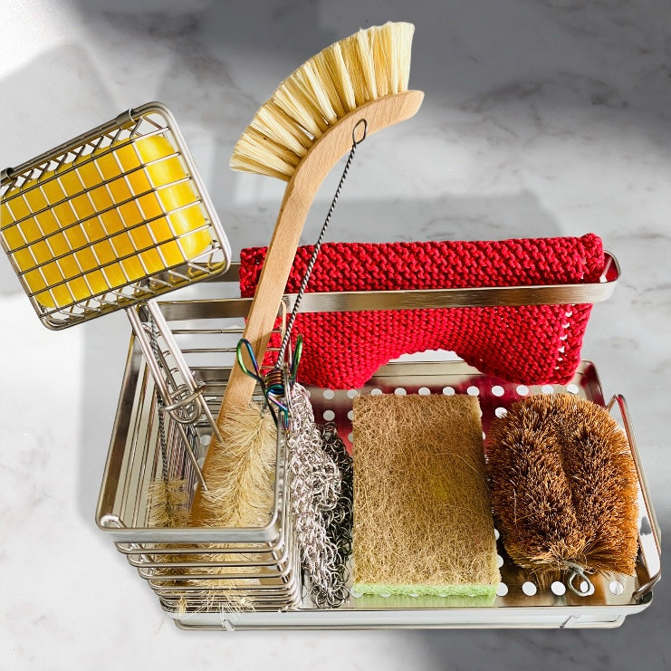 Stainless Steel Kitchen Sink Caddy Organizer
