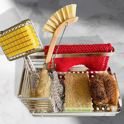 Stainless Steel Kitchen Sink Caddy Organizer