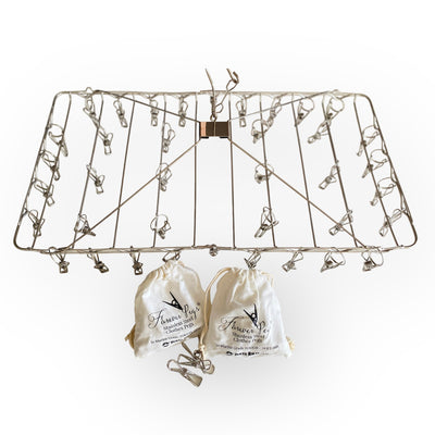 Ultimate Laundry Bundle - Foldable Peg Hanger "RUST RESISTANT"