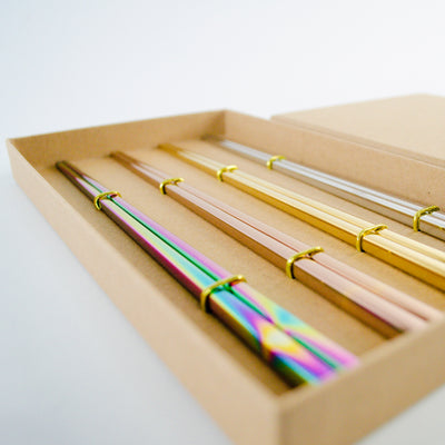 Stainless Steel Chopsticks Set