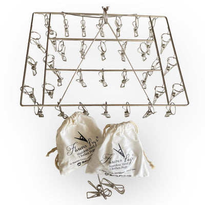 Ultimate Laundry Bundle - Marine Grade Peg Hanger "RUST PROOF"