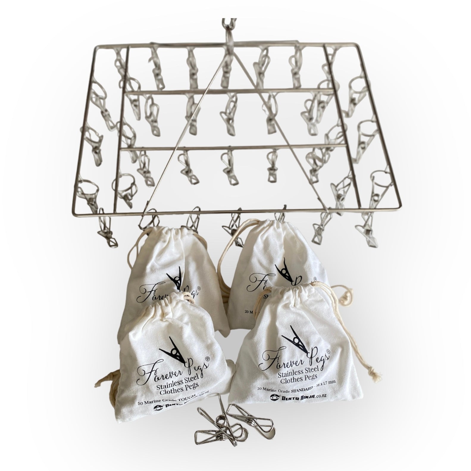 Ultimate Laundry Bundle - Marine Grade Peg Hanger "RUST PROOF"