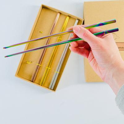 Stainless Steel Chopsticks Set