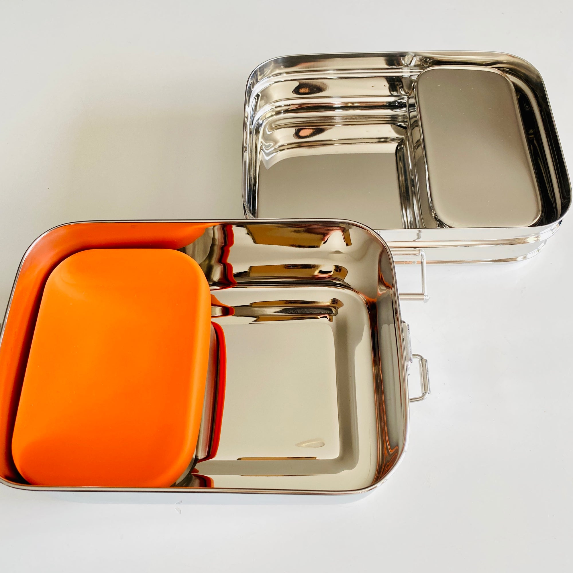 Leak-proof Rectangle SNACK container 12.5 x 8.6 x 4.4 cm