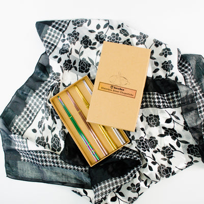 Stainless Steel Chopsticks Set