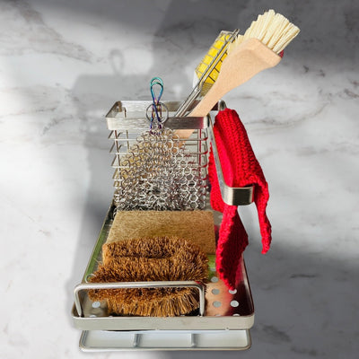 Stainless Steel Kitchen Sink Caddy Organizer