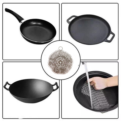 Stainless Steel Pot & Pan Scrubber