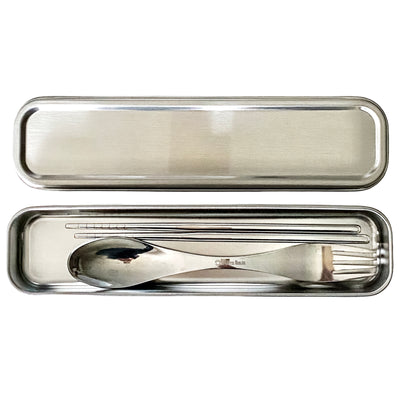 Cutleries on the go - reusable cutlery travel set 3 item bundle