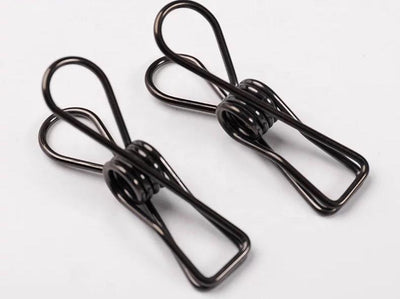 Black coloured marine grade pegs NZ