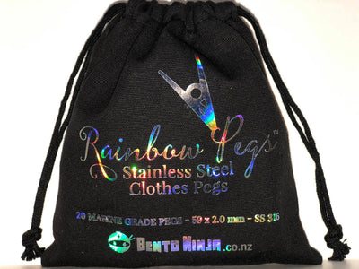 Rainbow metal Pegs nz