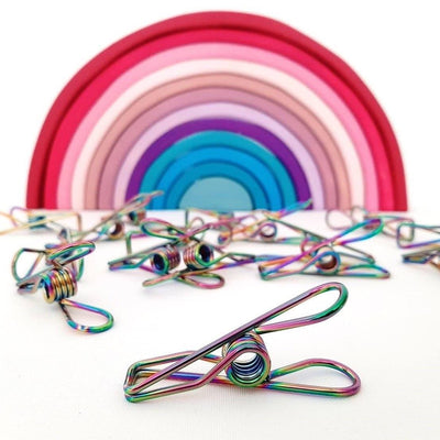 rainbow stainless steel pegs