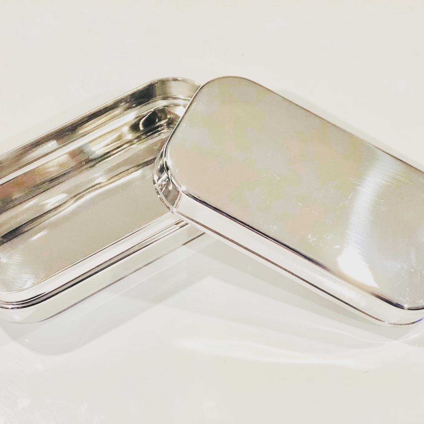 Stainless Steel Rectangle Snack Container