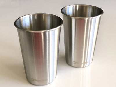 Stainless steel tumblers 2pc set
