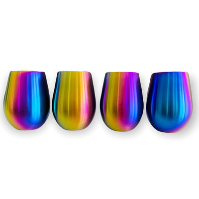 Unbreakable Wine Glass Rainbow Colour
