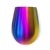 Stainless Steel Wine Glass Large Rainbow Colour