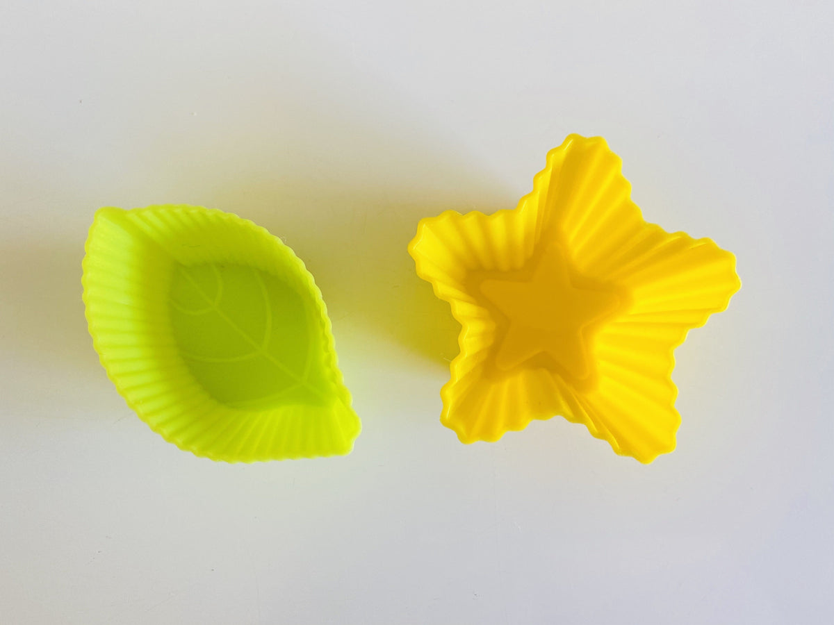 Silicone Cup Star and Leaf Set