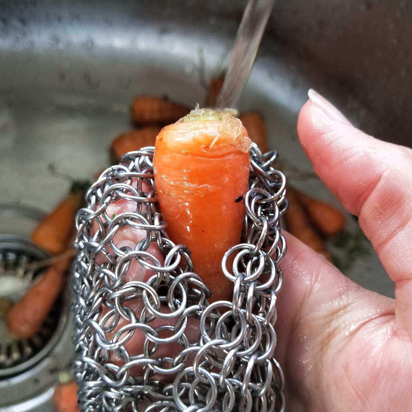 Stainless Steel Chainmail Pot & Pan Scrubber nz