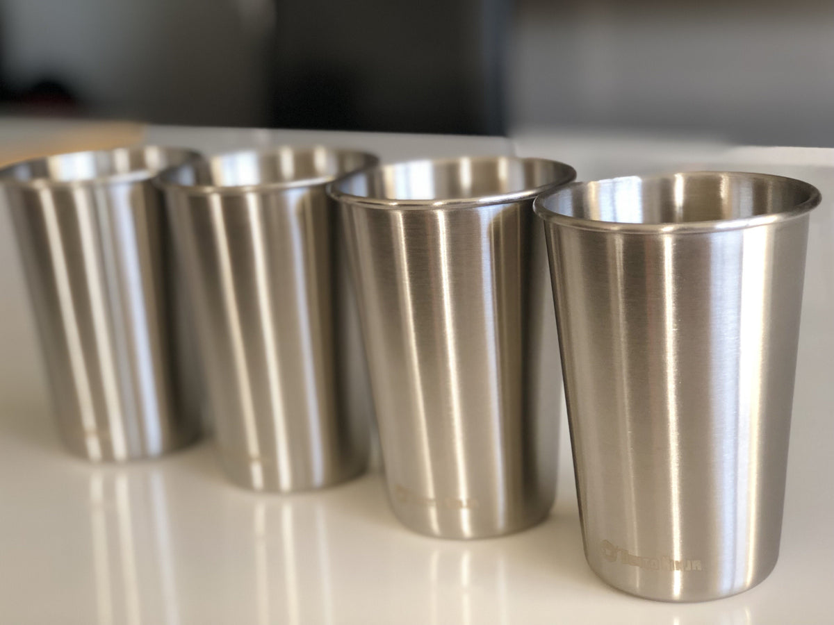 Stainless steel tumblers 2pc set
